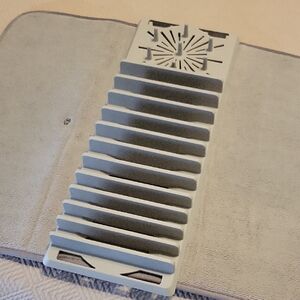 Gray Plastic Dish Dryer Organizer Rack